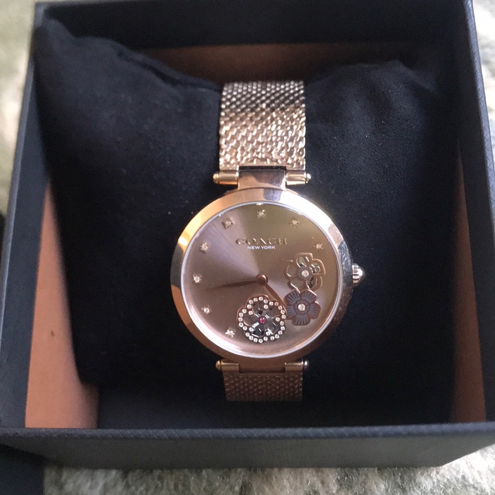 NWT Coach park Carnation watch